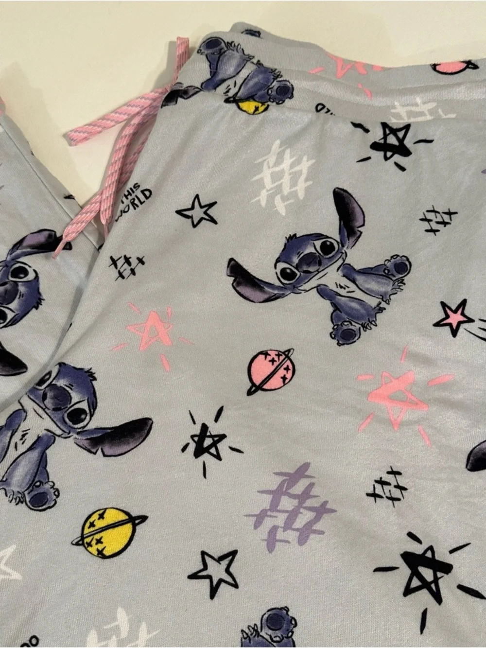 DISNEY - LILO & STITCH - WOMENS PAJAMA LOUNGEWEAR PANTS - Picture 2 of 6